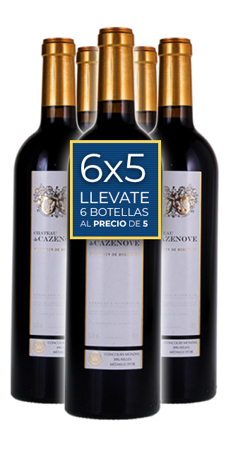 6x5 Promoción Navidad Chateu de Casanove VinosOnlineShop