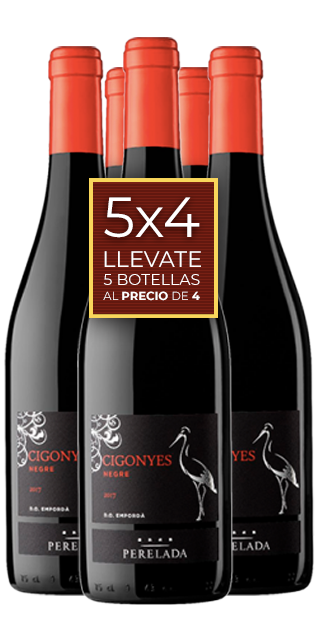 5x4 Promoción Navidad Cigonyes Negre VinosOnlineShop