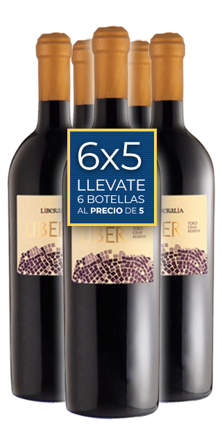 6x5 Promoción Navidad Liber VinosOnlineShop